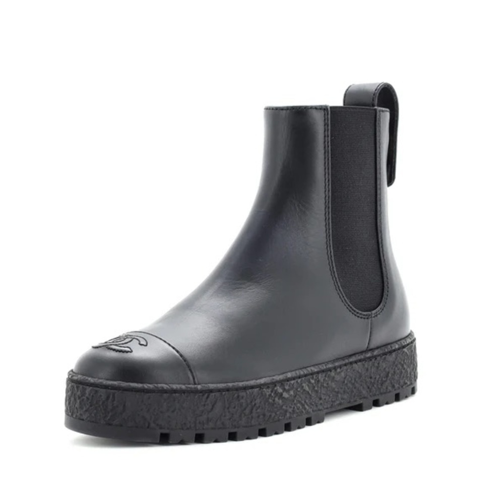 Chanel Leather Boots